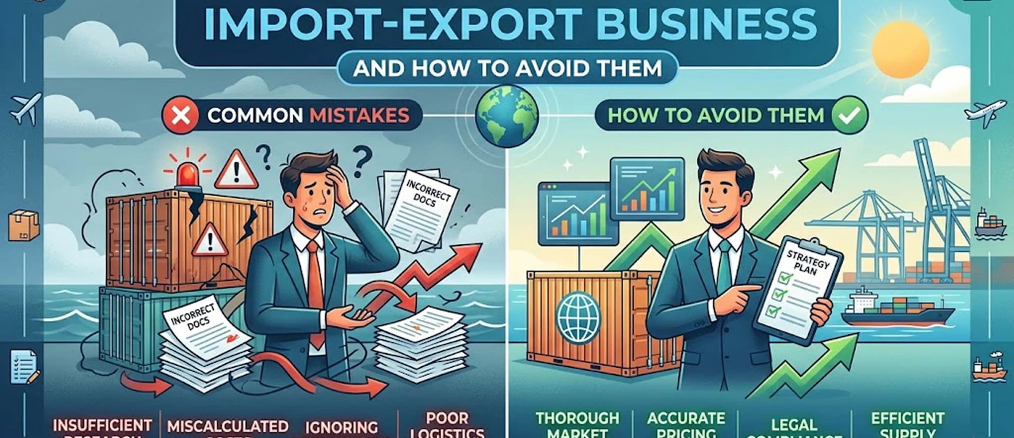 Common Mistakes in Import Export Business and How to Avoid Them