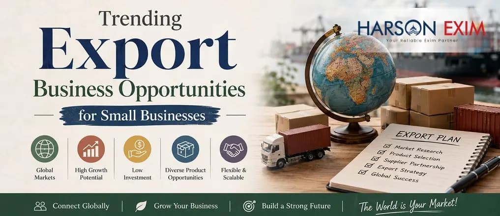 Trending export business opportunities for small businesses in 2026