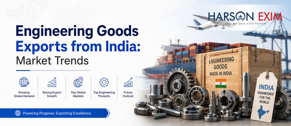 Engineering goods manufactured in India for global export
